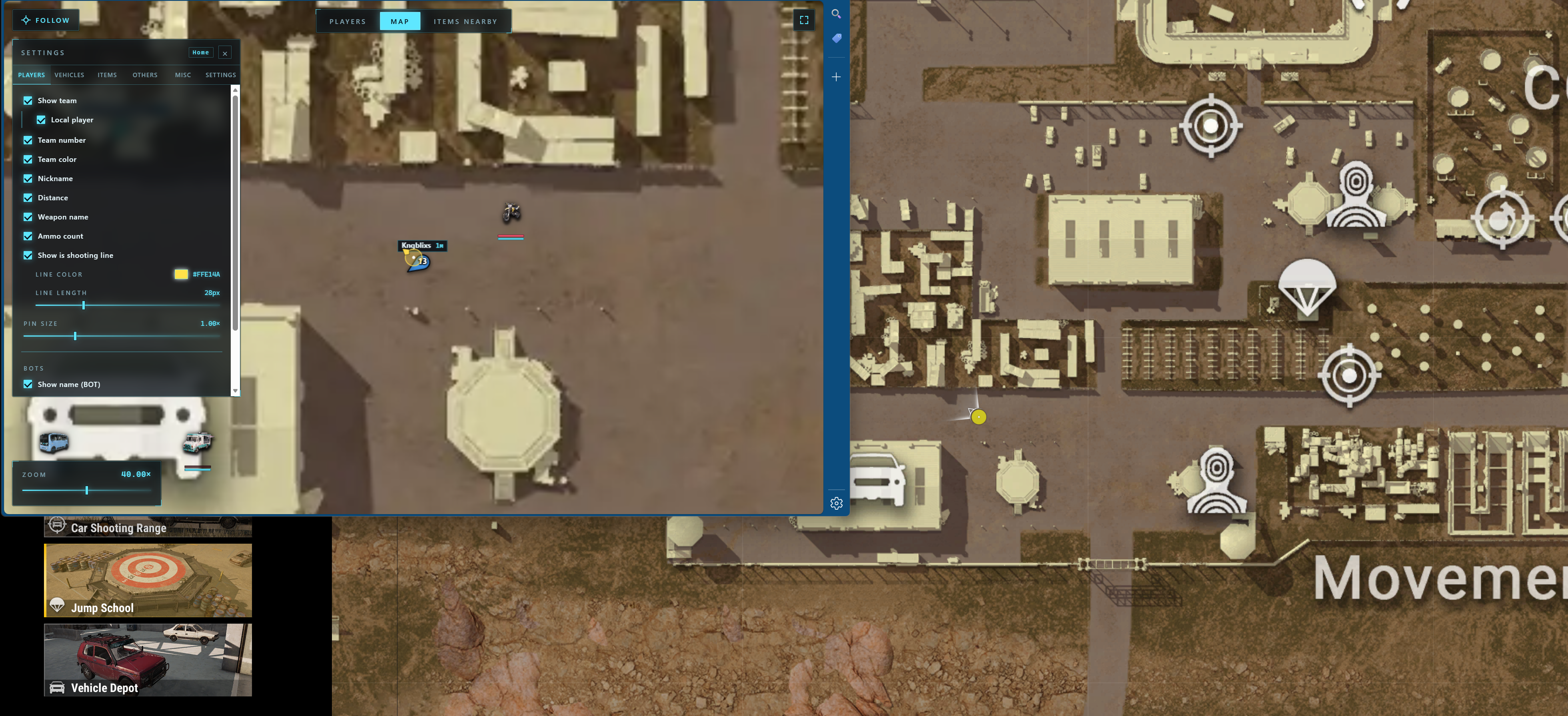 Arcane Web Radar — PUBG 用のブラウザベースのレーダー