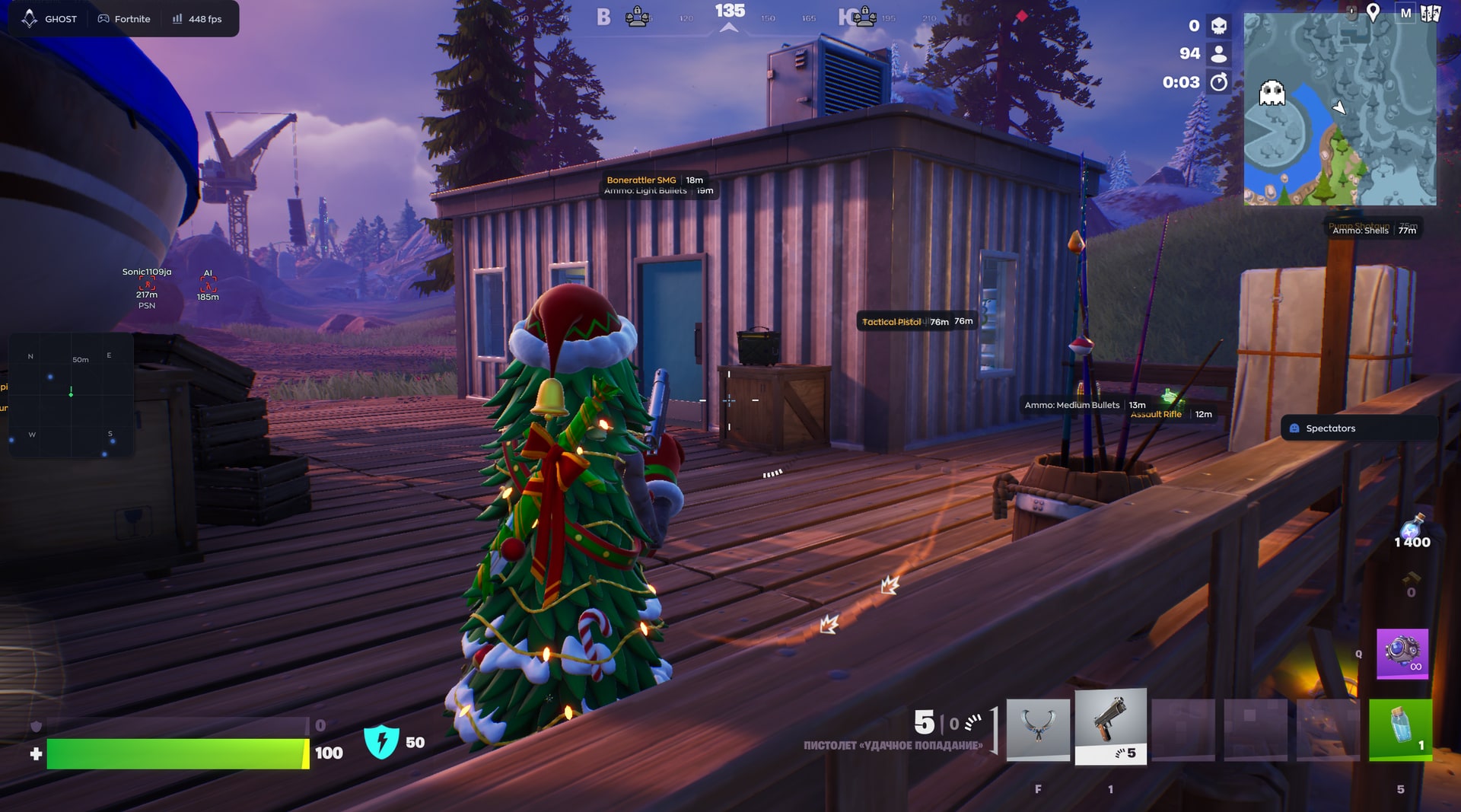 Ghost Fortnite ESP — ESP de jugadores, radar y botín