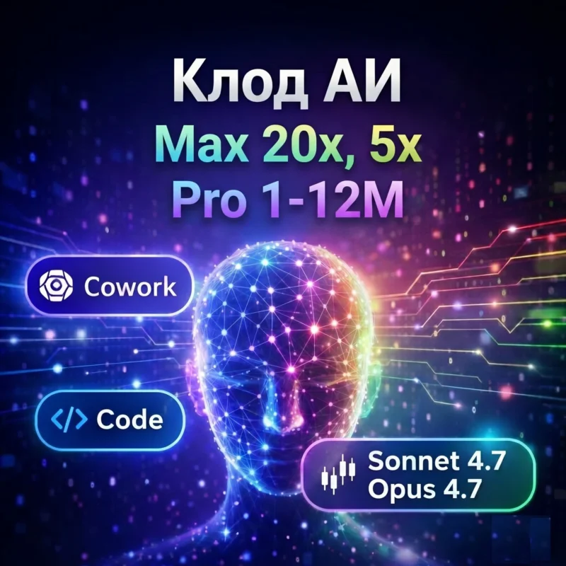 Апгрейд/Продление, Аккаунт Claude Max 20x,