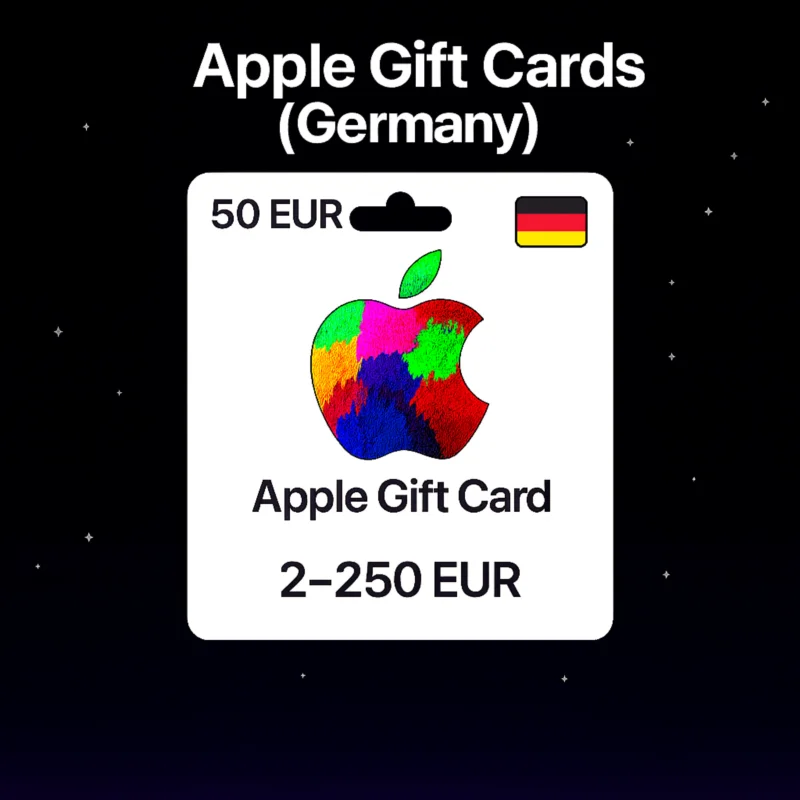 Apple Gift Cards (Germany) 2–250 EUR Top-up