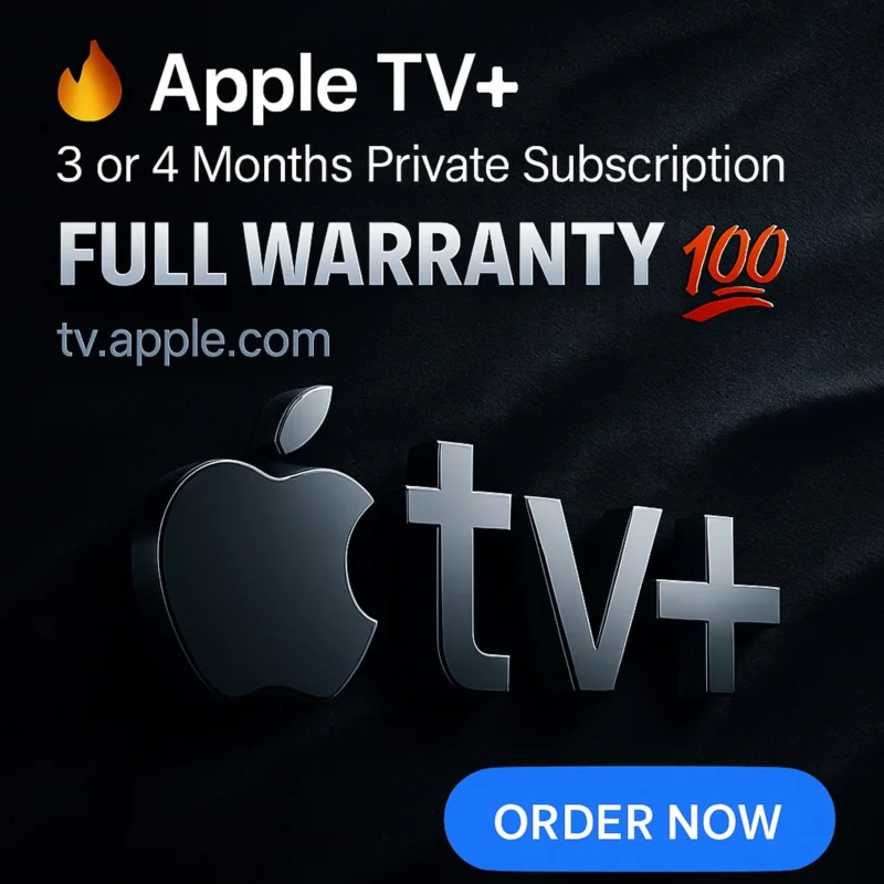 APPLE TV PLUS 1/3МЕСЯЦЕВ ГАРАНТИИ ЧАСТНОГО