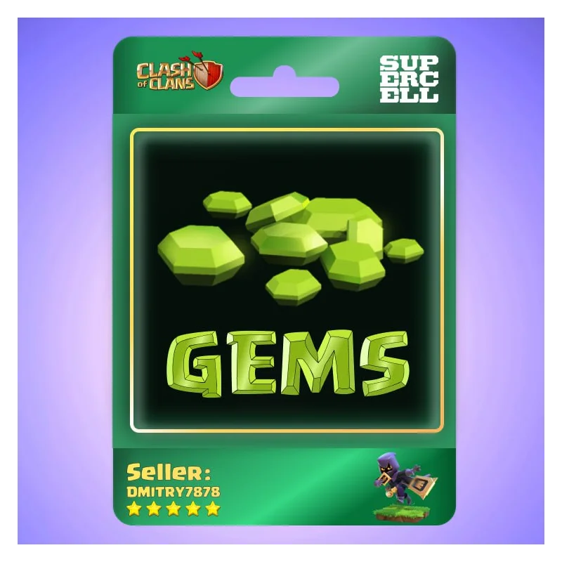 Clash of Clans ГЕМЫ GEMS Лучшая цена!