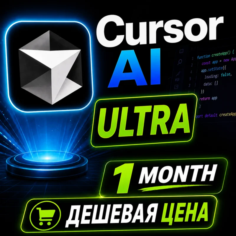 Личный аккаунт Cursor AI- Ultra на 1 месяц