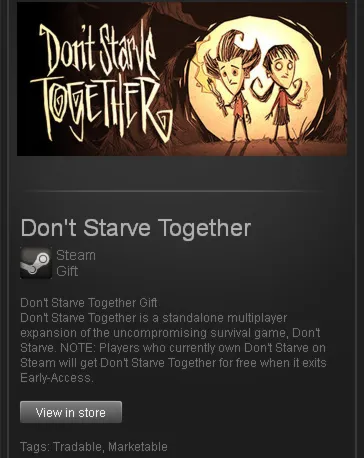 Don't Starve Together