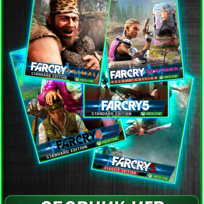 Far Cry 3 + 4 + 5 + Primal + New Dawn (Xbox)