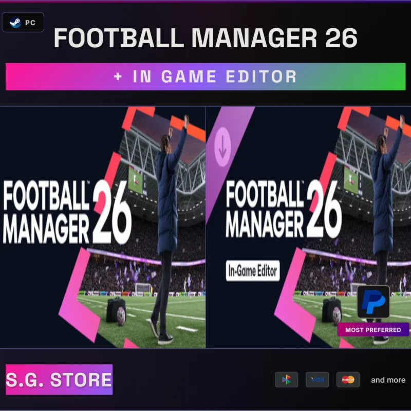 Football Manager 26 + In Game Editor Steam