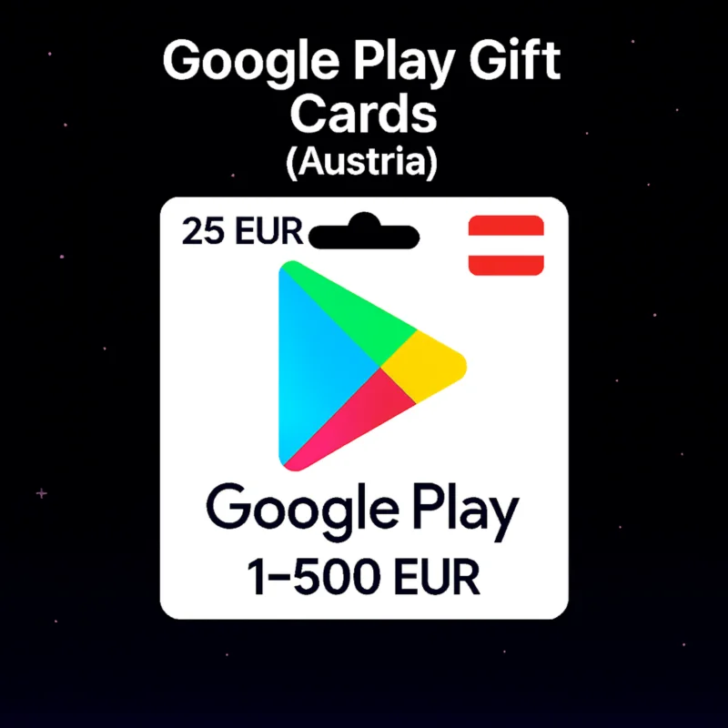 Google Play Gift Cards (Austria) 1–500 EUR