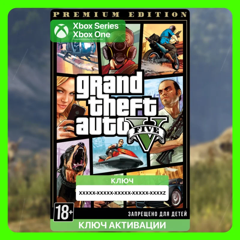 Ключ Grand Theft Auto V Premium (GTA 5)