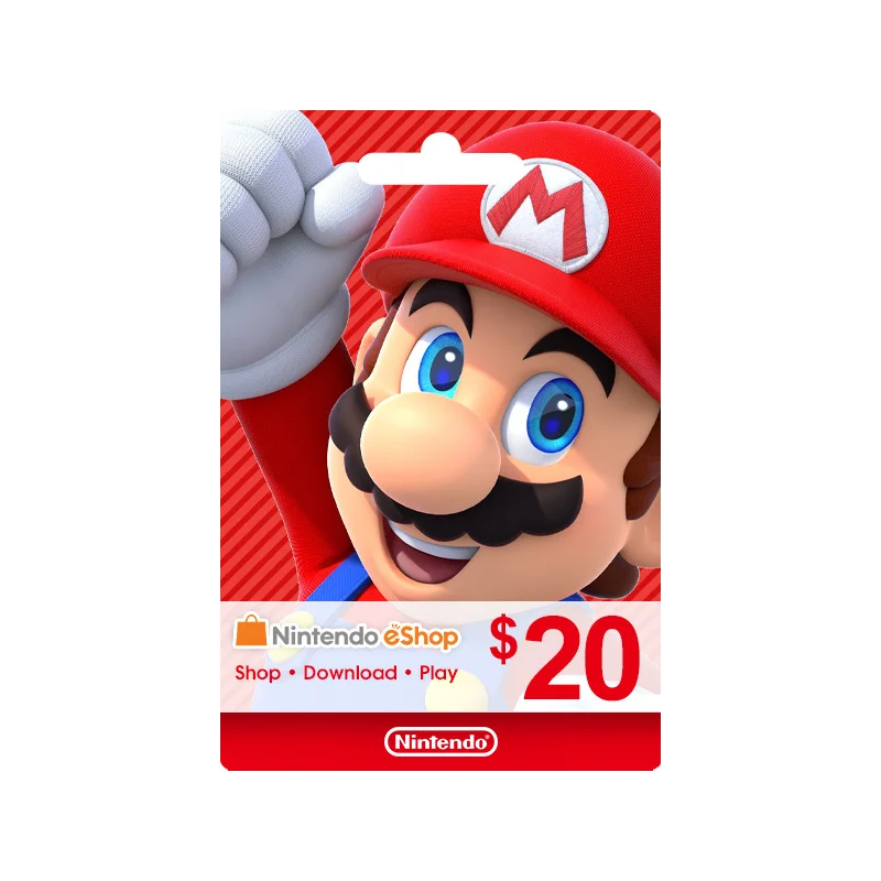 Карта пополнения Nintendo eShop 20$ 美国 США