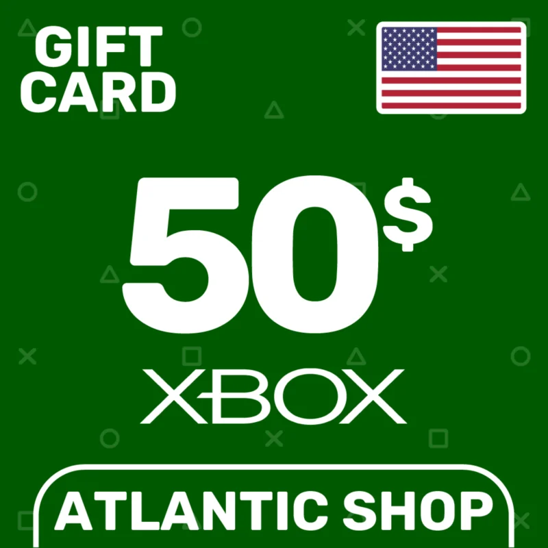Карта Пополнения Xbox 50$ (USD) США
