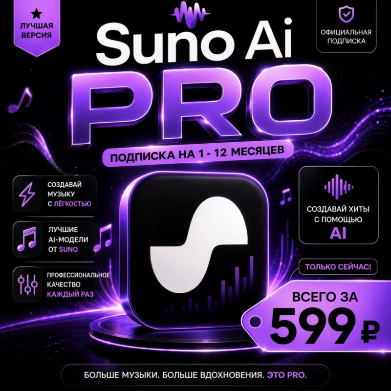 Suno Ai Pro trong 1-12 tháng Ngay lập tức