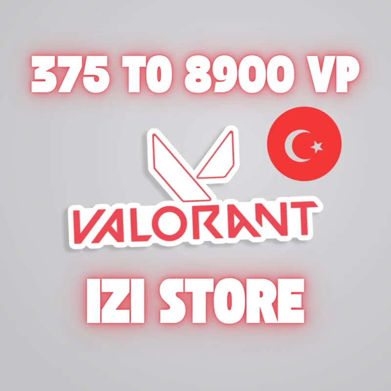 ⬛ VALORANT POINTS ТУРЦИЯ 375- 8900 VP