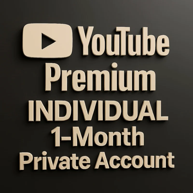YOUTUBE PREMIUM 1 МЕСЯЦ ЧАСТНЫЙ АККАУНТ